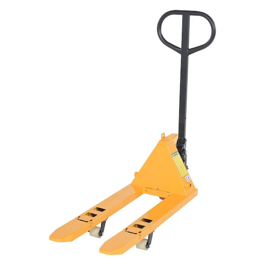 Vestil PM1-1532-MINI-FD Steel Mini Hand Pallet Truck Fold Down 45 In. x 15 In. x 45 In. 1100 Lb. Capacity Yellow