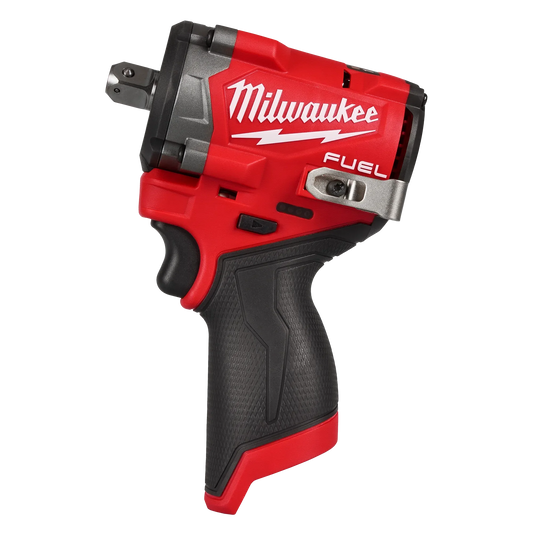Milwaukee Tool 2563P-20 M12 FUEL™ Stubby 1/2" Impact Wrench w/ Pin Detent, 1 EA