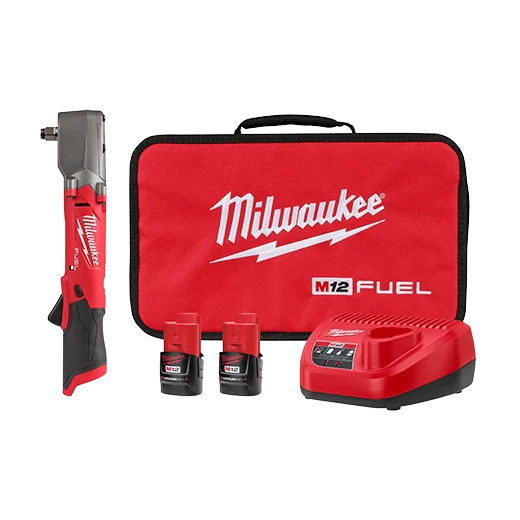 Milwaukee Tool 2565-22 M12 FUEL™ 1/2" Right Angle Impact Wrench w/ Friction Ring Kit, 1 EA