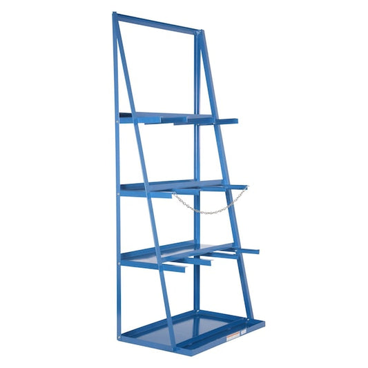 Vestil VBR-9 Vertical Bar Rack 39-1/4"W x 24"L x 84-1/2"H Blue Painted Steel