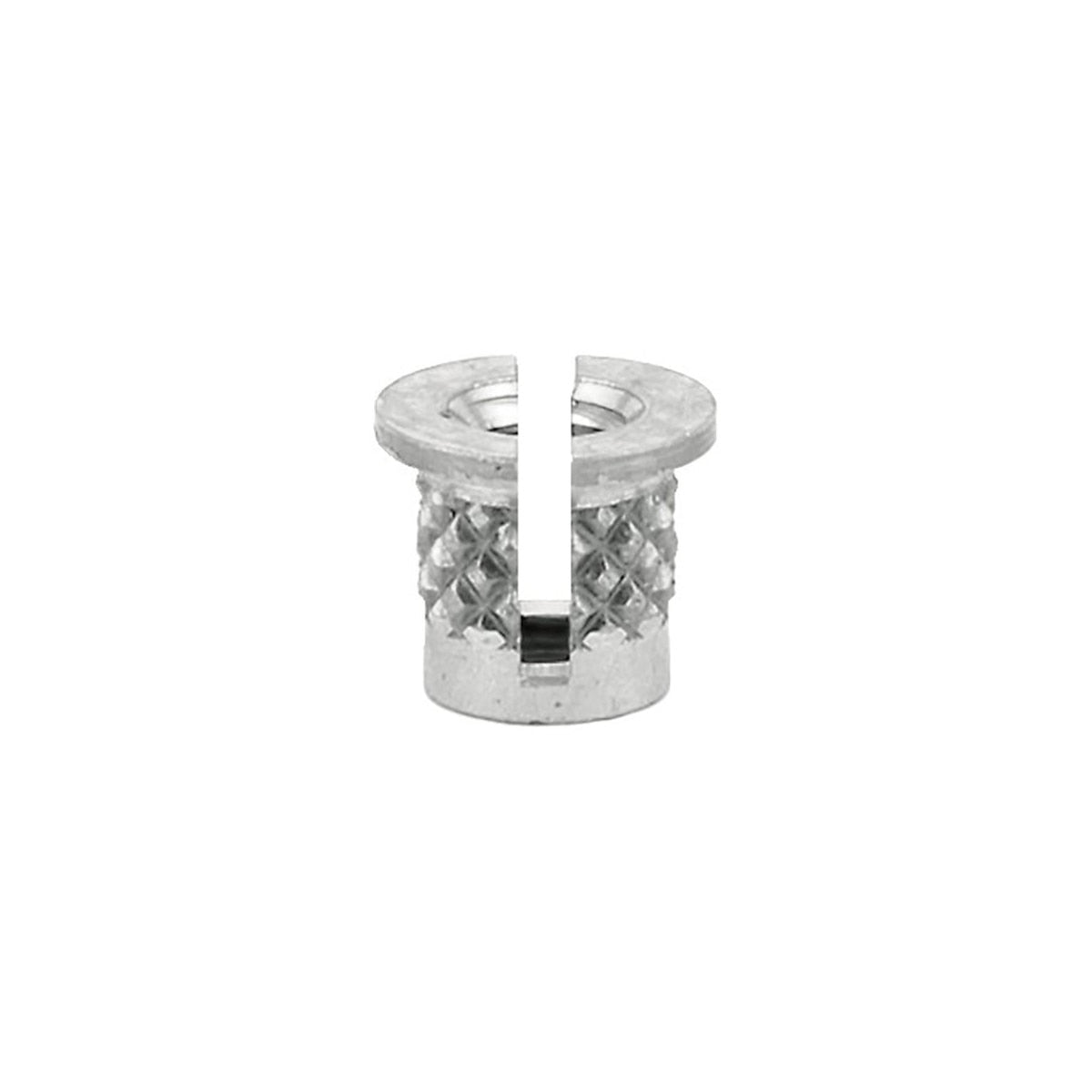 E-Z Press™ Threaded Insert for Plastic - Reverse Slot - Stainless - Stainless - M2.5-0.45 (Pack of 5)