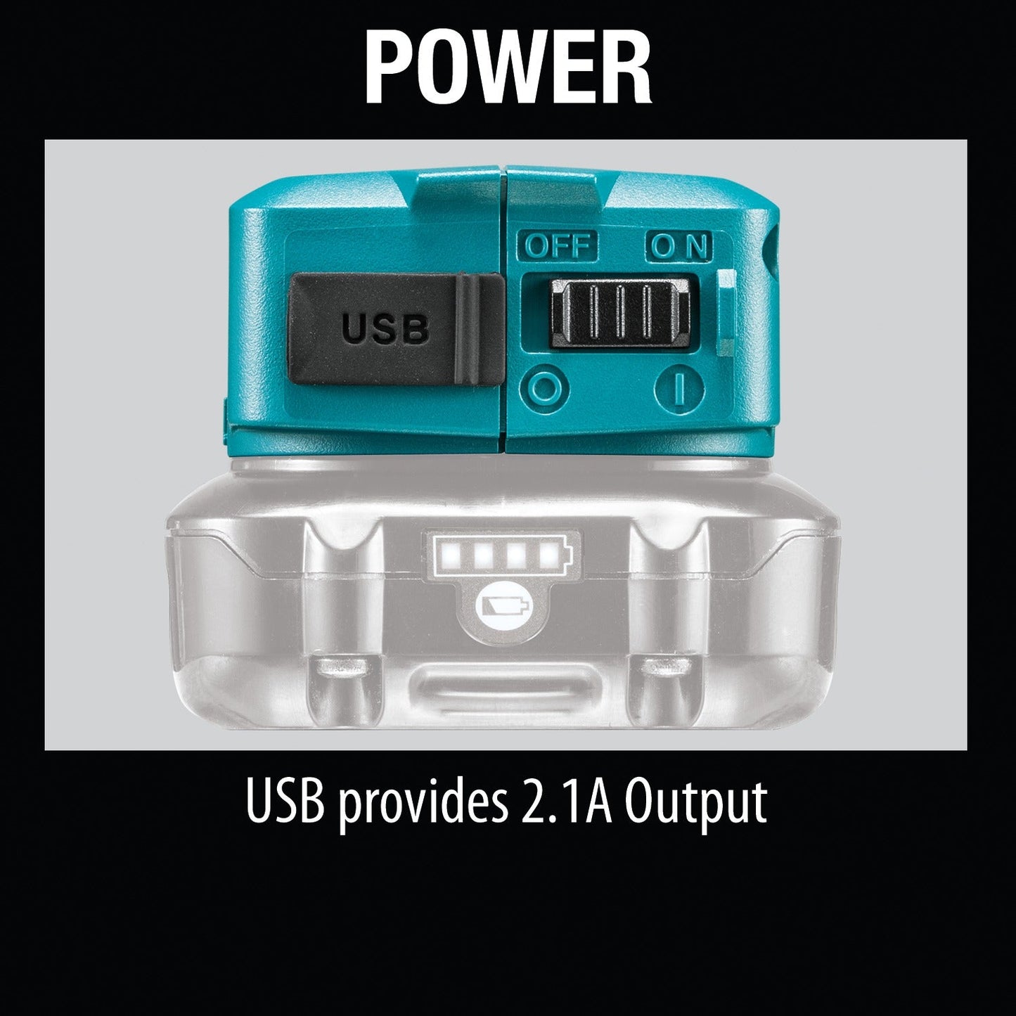 Makita ADP08 12V max CXT® Lithium‘Ion Compact Cordless Power Source, Power Source Only