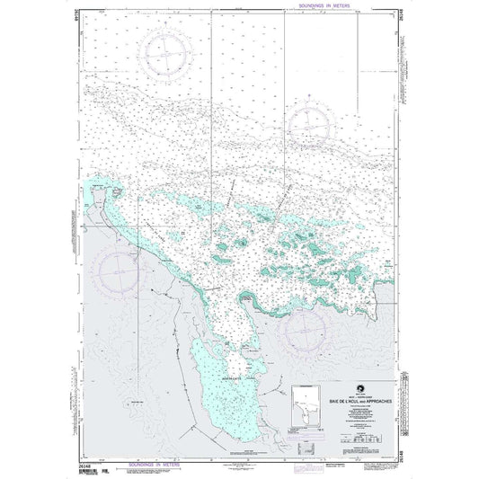 Paradise Clay NGA_26148 NGA Chart Baie de Lacul and Appraoches