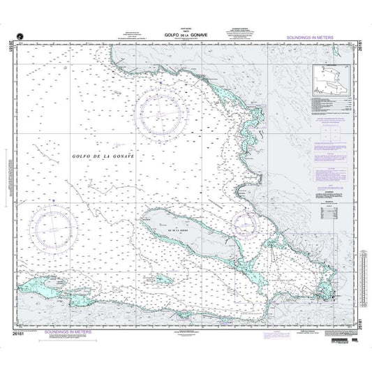 Paradise Clay NGA_26181 NGA Chart Golfo De La Gonave