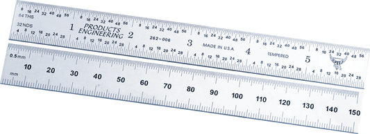 PEC Tools 262-018 18″ E/M Rigid Rule