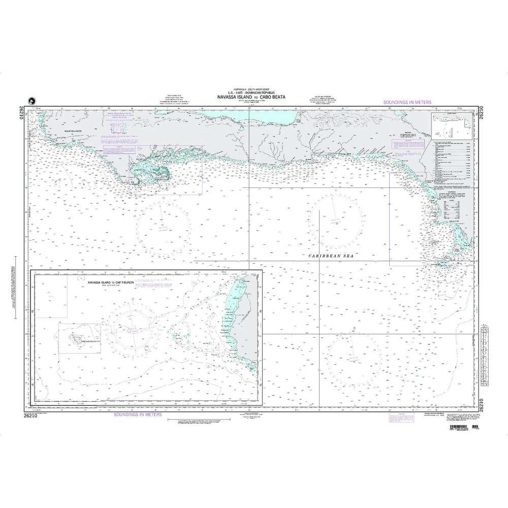 Paradise Clay NGA_26210 NGA Chart Navassa Island to Cabo Beata