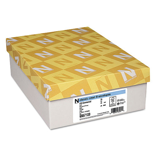 Neenah NEE6557100 Classic Crest Envelope - #10 - 24 Lb - Flap - 500 / Box - Baronial Ivory
