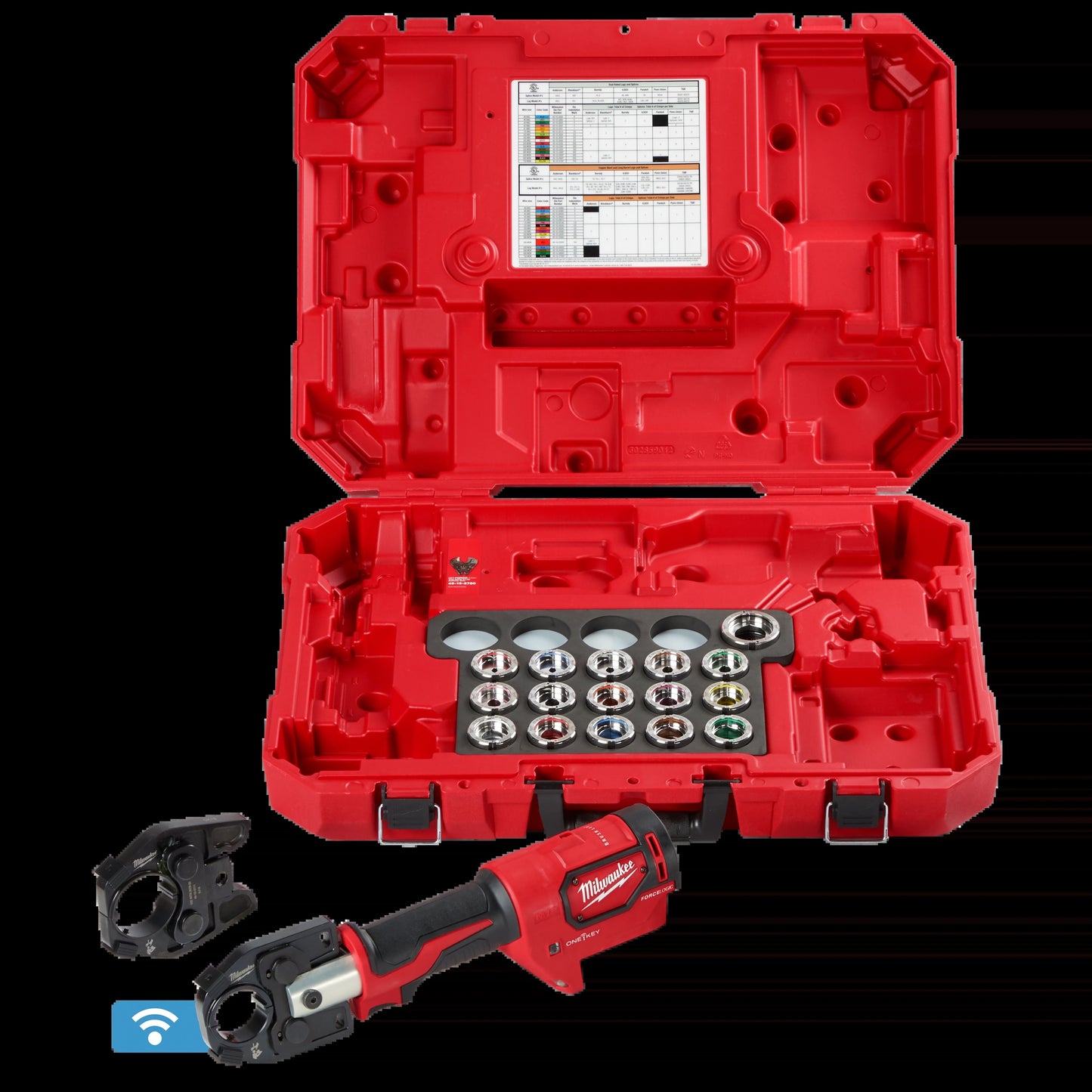 Milwaukee Tool 2679-750CU M18 FORCE LOGIC 600 MCM Cu Crimper w/ 750 MCM Expanded Jaw and Dies, 1 EA