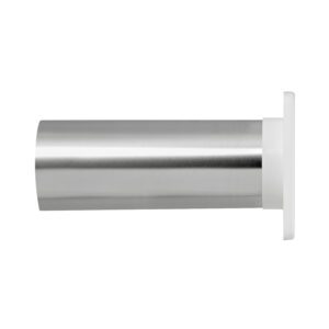 Lambro 267W-B 4 Inch White Plastic Wall Exhaust Louvered Dryer Vent – 11 Inch Pipe