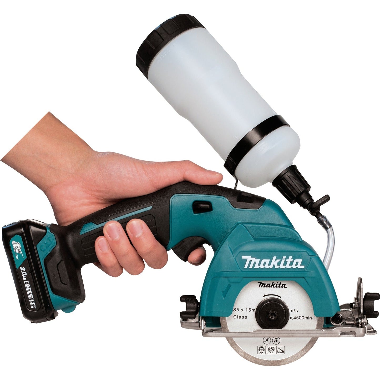 Makita CC02R1 12V max CXT® Lithium‘Ion Cordless 3‘3/8" Tile/Glass Saw Kit (2.0Ah)