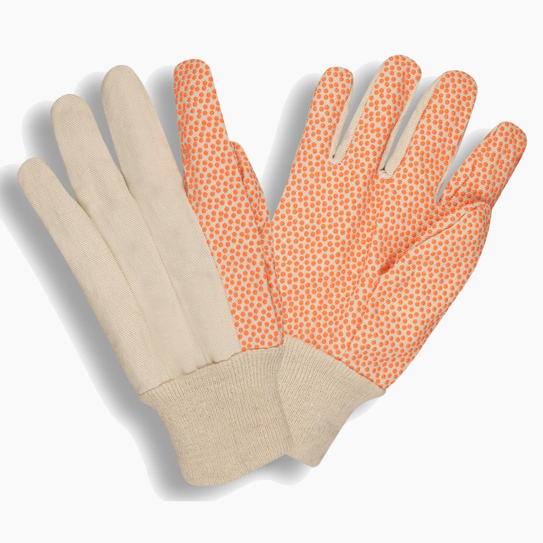 Cordova Safety 2680 Canvas, Knit Wrist, PVC Dots, 8 oz
