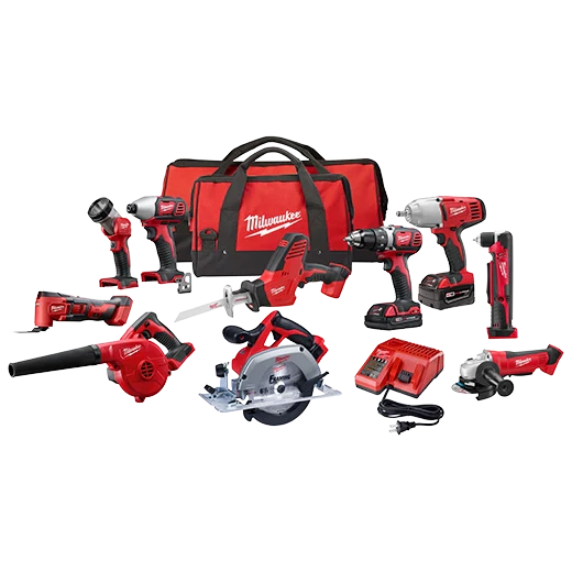 Milwaukee Tool 2695-10CX M18™ 10-Piece Combo Kit, 1 EA