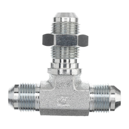 Brennan 2703-LN-03-03-03-FG 03MJ-03MJ-03MJ Blkhd Br T Frg With Lock Nut