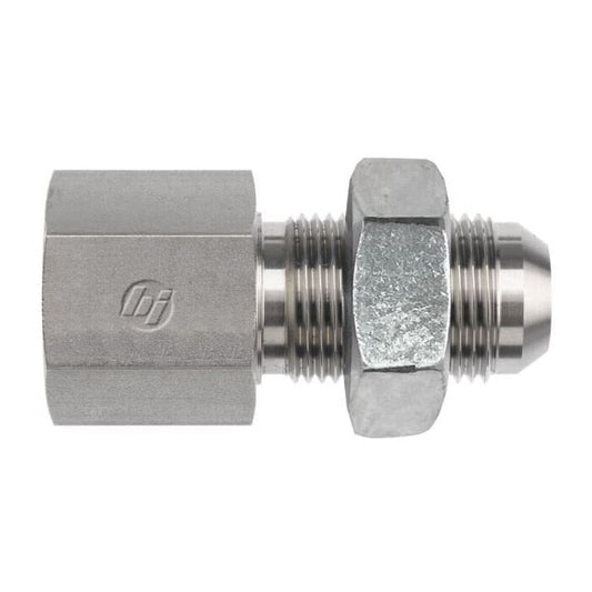 Brennan 2705-LN-20-20 20Fp-20MJ Blkhd Straight With Lock Nut