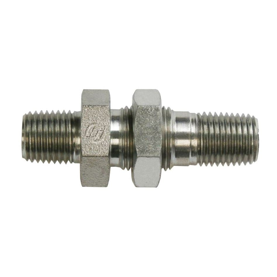 Brennan 2708-LN-16-16 16Mp-16Mp Bulkhead Straight With Lock Nut