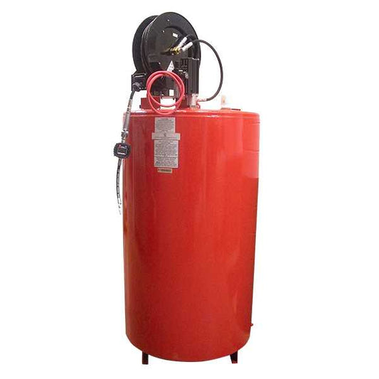 American Lube 270VDW-R23D 270-Gallon Double-Wall Vertical Round Tank Package