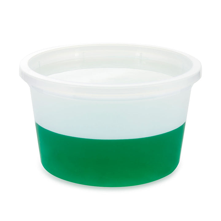 Globe Scientific 271032 Container Multi-Purpose PP Economy Style 32oz (960mL) Separate HDPE Snap Lid Natural