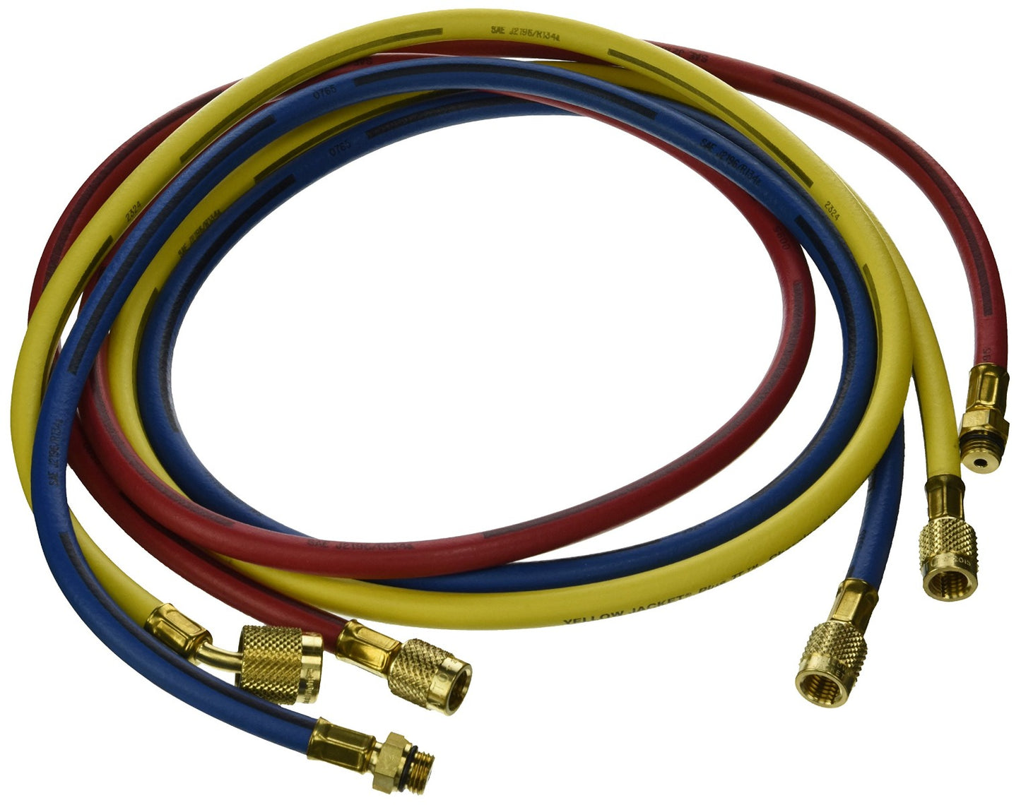 Yellow Jacket 27102 60", 3 Pak, Auto Manifold Hose