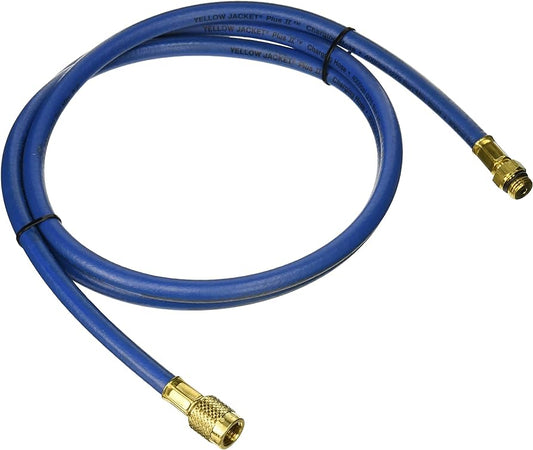 Yellow Jacket 27272 72", Blue, 1/2" Fe. Acme x 14mm Male, Auto Manifold Hose