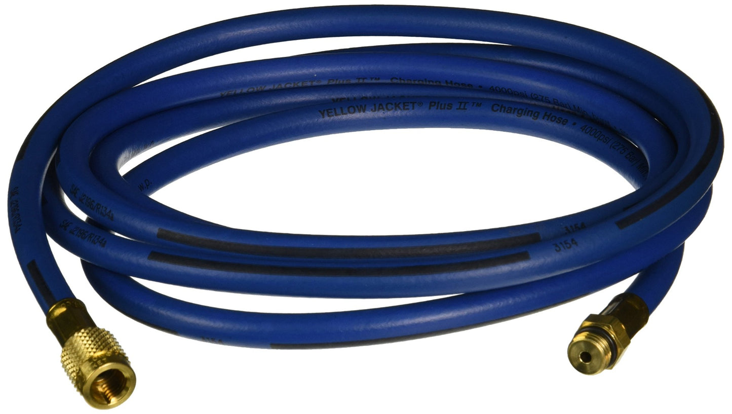 Yellow Jacket 27310 10', Blue, 1/2" Fe. Acme x 14mm Male, Auto Manifold Hose