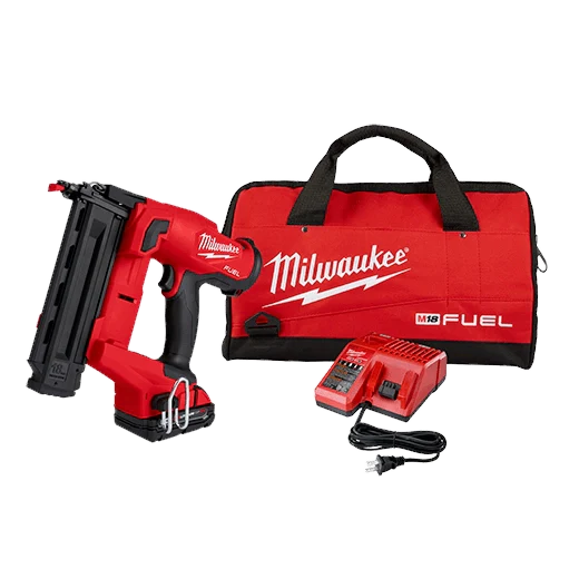 Milwaukee Tool 2746-21CT M18 FUEL™ 18 Gauge Brad Nailer Kit, 1 EA
