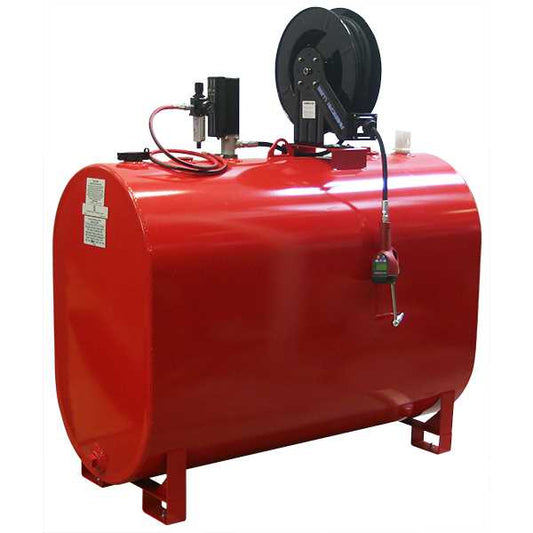 American Lube 275A-R23P 275-Gallon Single-Wall Horizontal Obround Tank Package