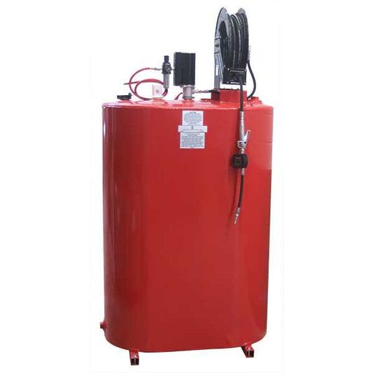 American Lube 275AV-R25D 275-Gallon Single-Wall Vertical Obround Tank Package