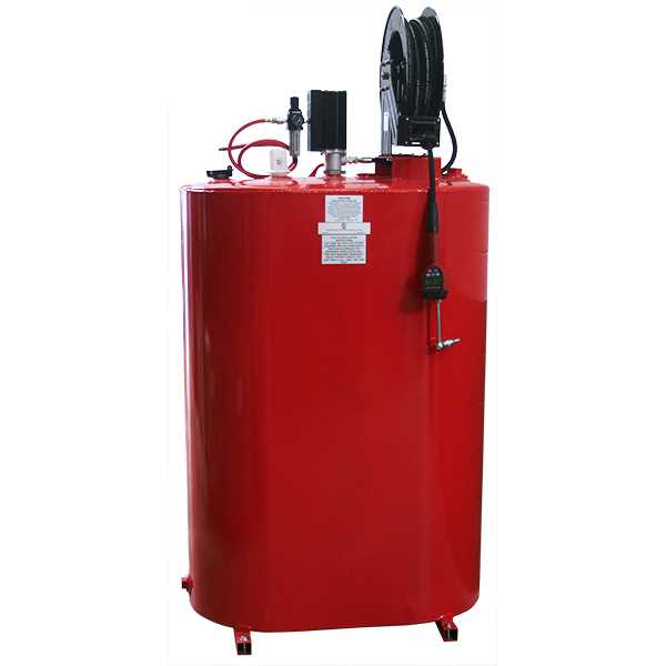 American Lube 275AV-RWO 275-Gallon Single-Wall Vertical Obround Tank Package for Waste Oil