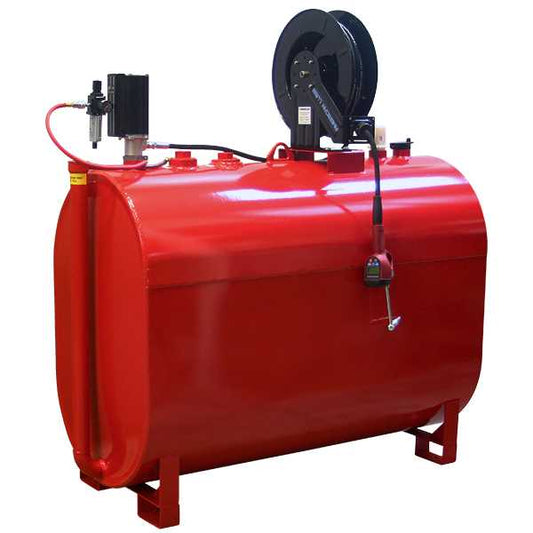 American Lube 275DW-R25P 275-Gallon Double-Wall Horizontal Obround Tank Package