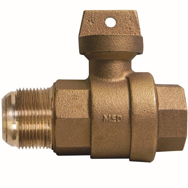 A.Y. McDonald 5132-070 76102L 1 1/2 Ball Curb Flare L/Nut X Fnpt -Nl