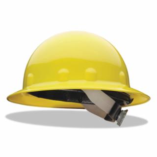 HONEYWELL FIBRE-METAL® E1SW02A000 Hat- Thermoplastic Yellow W/3-R Swingstrap (1 EA)