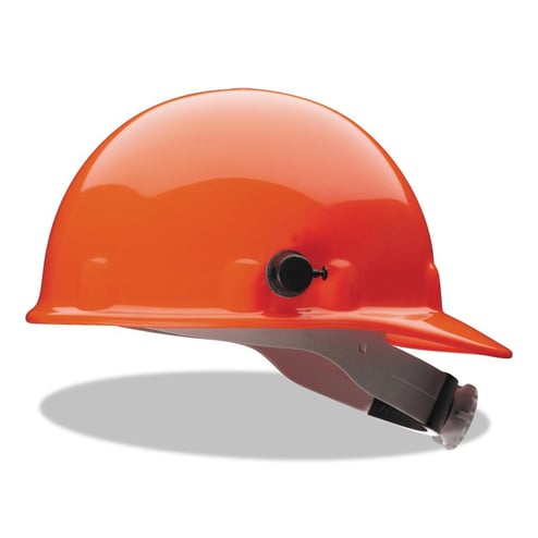 HONEYWELL FIBRE-METAL® E2QRW03A000 Cap-Thermoplastic Orangew/3-R Rat Headband