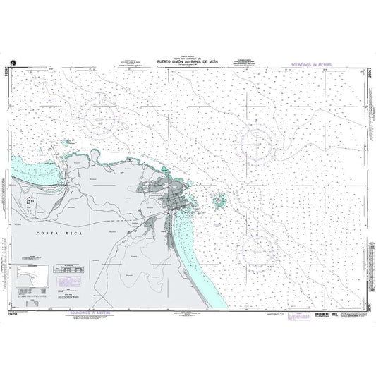 Paradise Clay NGA_28051 NGA Chart Costa Rica - Caribbean Sea