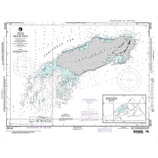 Paradise Clay NGA_28143 NGA Chart Isla de Utila