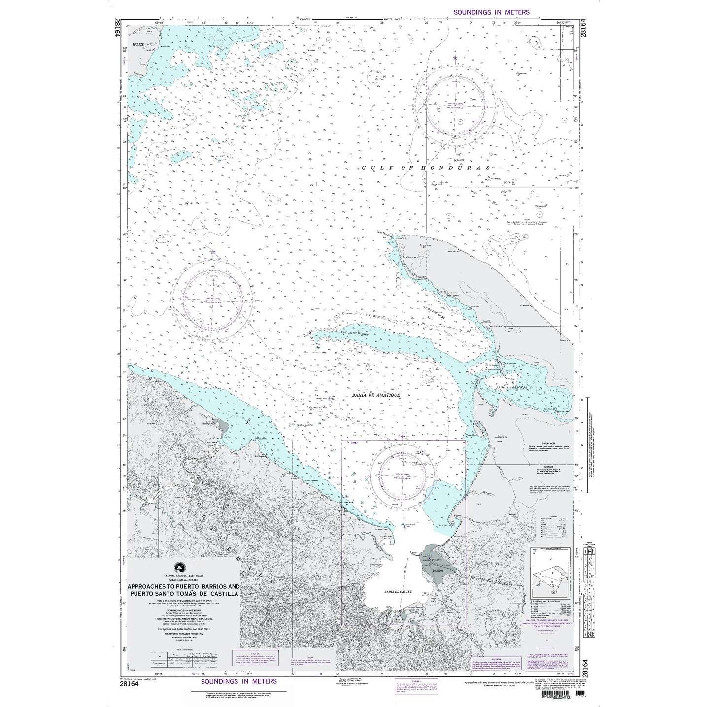 Paradise Clay NGA_28164 NGA Chart Approaches to Puerto Barrios and Santo Tomas de Castilla