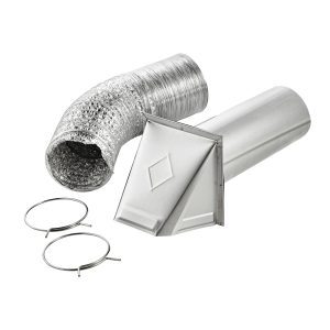 Lambro 281 4″ X 8′ Ul 2158A Transition Duct Preferred Hood Vent Kit