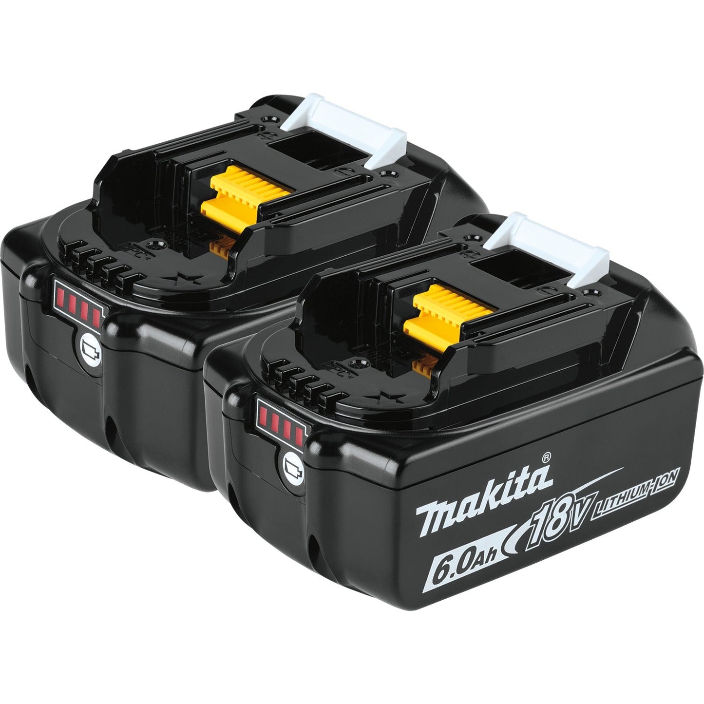 Makita BL1860B-2 18V LXT® Lithium‘Ion 6.0Ah Battery, 2/pk