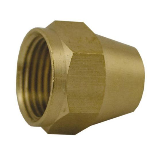 Jones Stephens F40004 3/8" Brass Short Flare Nut