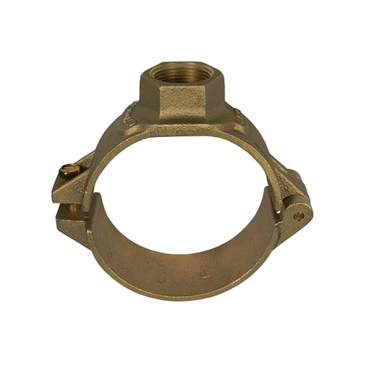 A.Y. McDonald 4168-176 3896Sb 8X3/4 Hinged Saddle 1 Bolt 9.05 X Fnpt