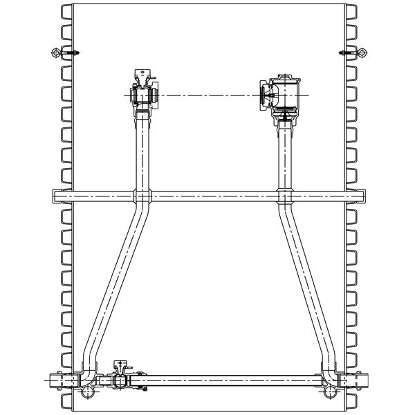 A.Y. McDonald 5186-489 780B642Wdpp 665X36 Sgl Riser Pit Lbp Fpbvxfpdck Mnptxmnpt