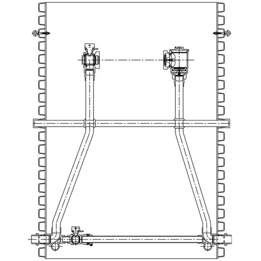 A.Y. McDonald 5186-489 780B642Wdpp 665X36 Sgl Riser Pit Lbp Fpbvxfpdck Mnptxmnpt