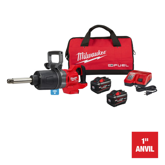 Milwaukee Tool 2869-22HD M18 FUEL™ 1" D-Handle Ext. Anvil High Torque Impact Wrench w/ ONE-KEY™ Kit, 1 EA