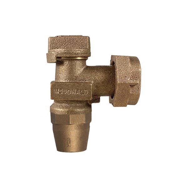 A.Y. McDonald 5194-052 74602H 1 Angle Plug Valve Cts X Meter -Nl