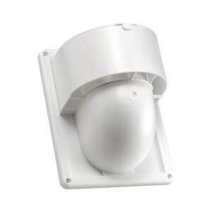 Lambro 289W-R 4 Inch Wall Exhaust Vent – Floating Damper (Retail)