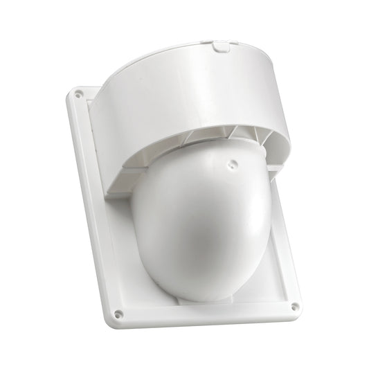 Lambro 289W 4 Inch Wall Exhaust Dryer Vent – Floating Damper