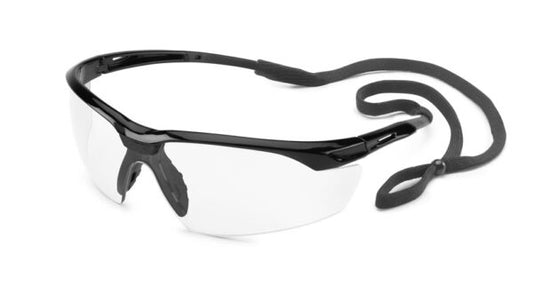 Gateway Safety 28GB80 Conqueror Safety Glasses - Premium Wraparound Eye Protection with Adjustable Temples & Anti-Fog Lens Options
