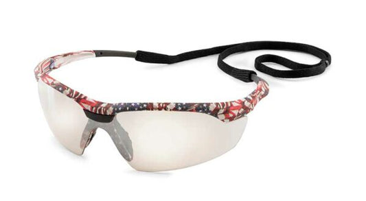 Gateway Safety 28US0M Conqueror Safety Glasses - Premium Wraparound Eye Protection with Adjustable Temples & Anti-Fog Lens Options