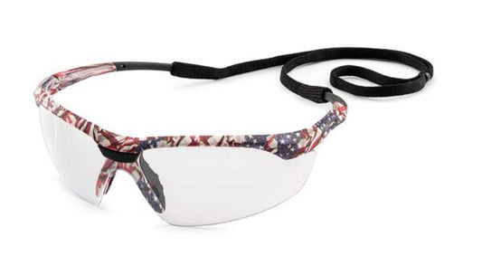 Gateway Safety 28US80 Conqueror Safety Glasses - Premium Wraparound Eye Protection with Adjustable Temples & Anti-Fog Lens Options