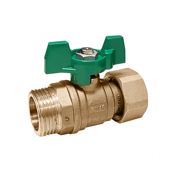 Caleffi 290030 Isolation Ball Valve 1" MxF Union