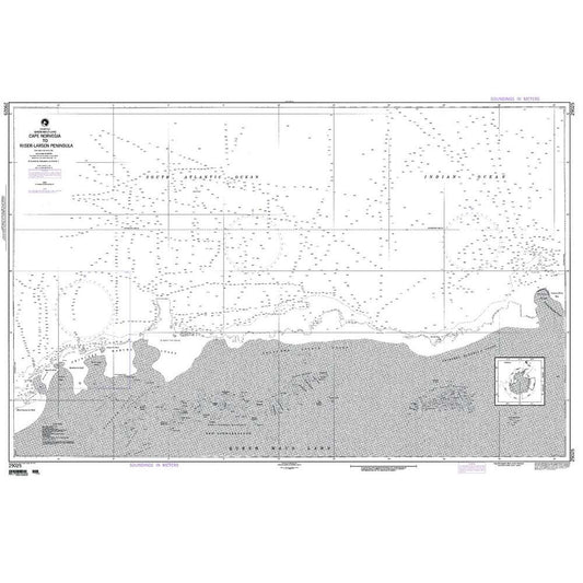 Paradise Clay NGA_29025 NGA Chart Cape Norvegia to Riiser - Larsen Peninsula